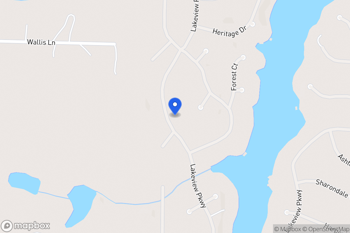 Map of 1360 Lakeview Pkwy