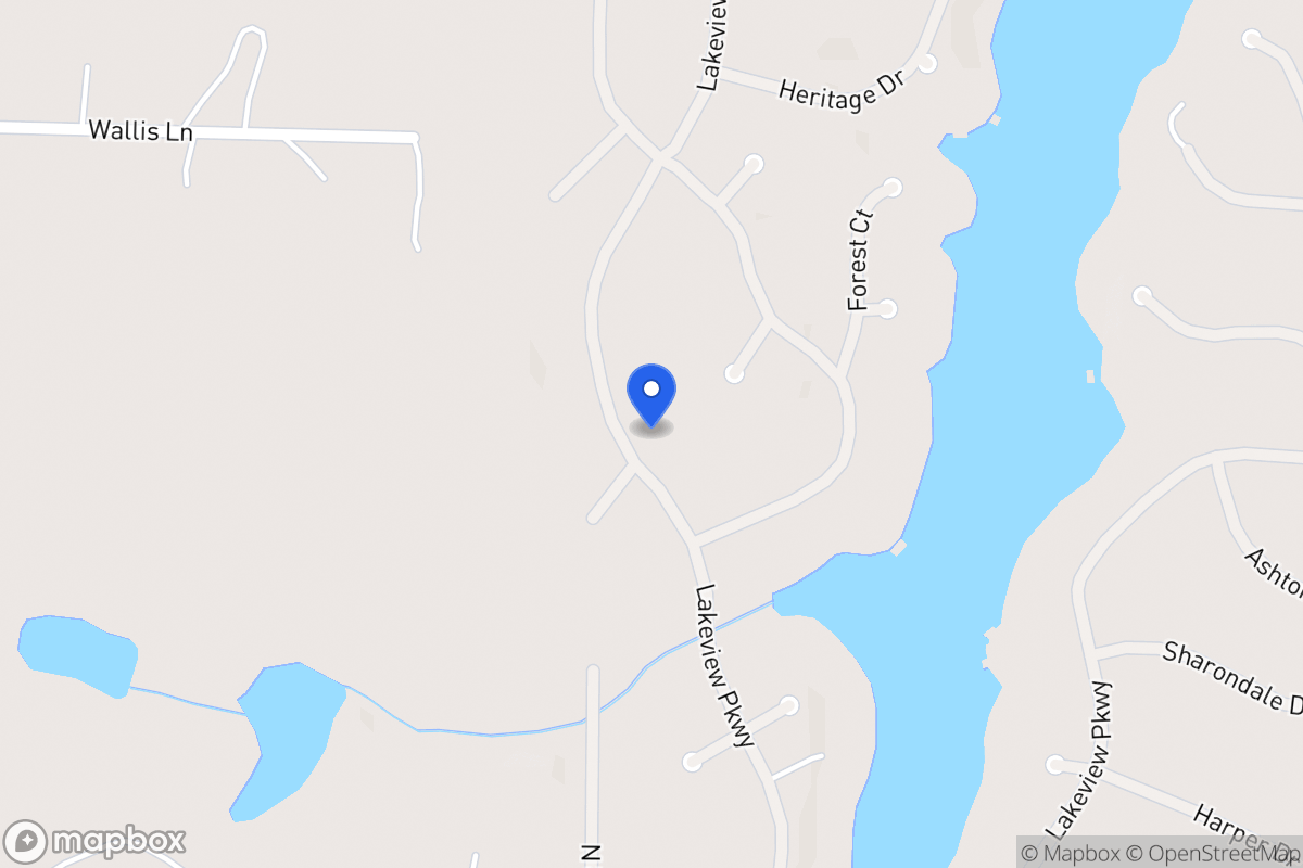 Map of 1361 Lakeview Pkwy