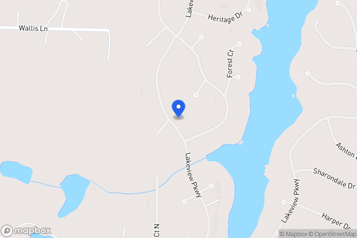 Map of 1362 Lakeview Pkwy