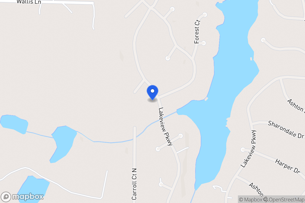 Map of 1366 Lakeview Pkwy
