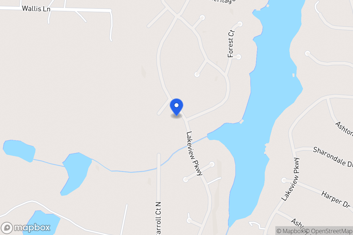 Map of 1367 Lakeview Pkwy
