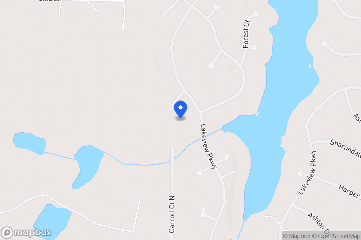 Map of 1370 Fernwood Ct