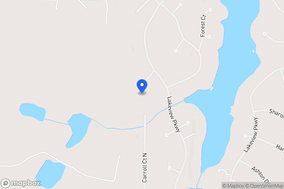 Map of 1371 Fernwood Ct