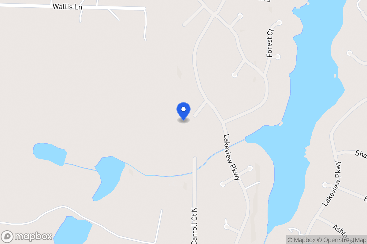 Map of 1373 Fernwood Ct