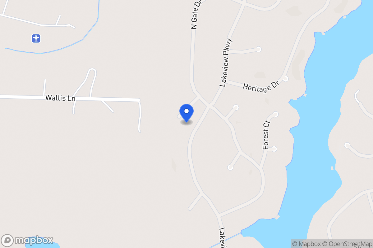 Map of 1384 Lakeview Pkwy