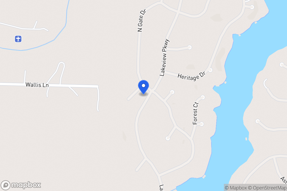 Map of 1386 Lakeview Pkwy