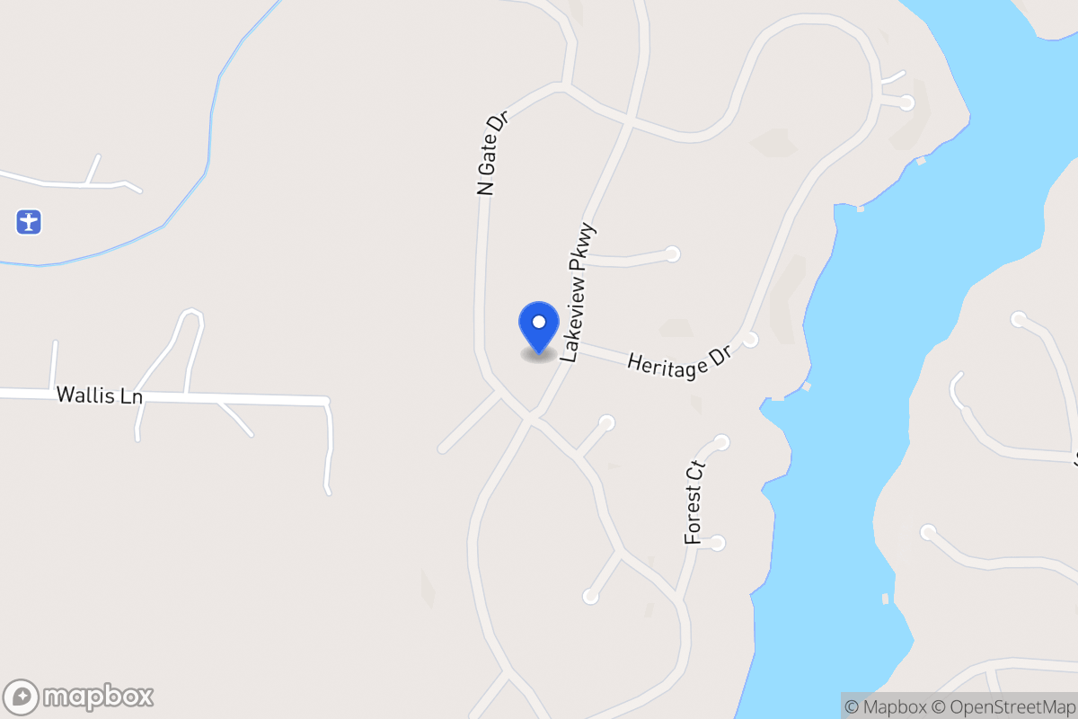 Map of 1391 Lakeview Pkwy