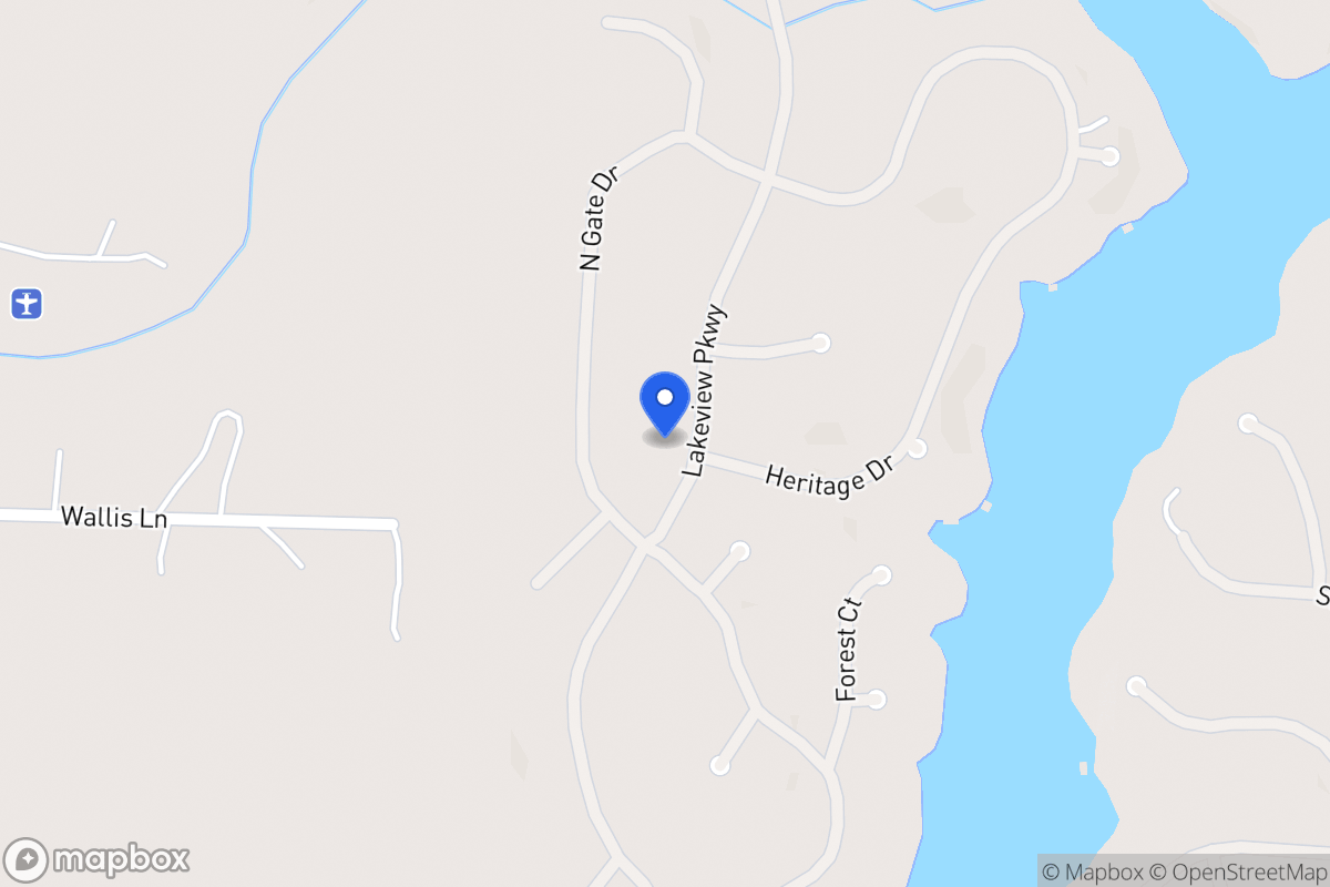 Map of 1392 Lakeview Pkwy