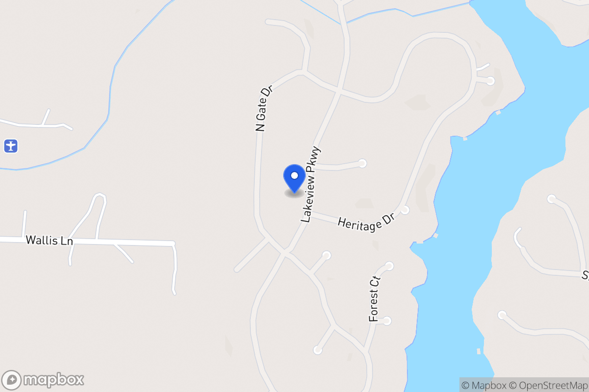 Map of 1393 Lakeview Pkwy