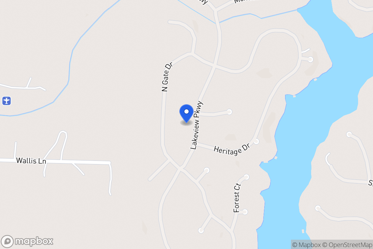 Map of 1394 Lakeview Pkwy