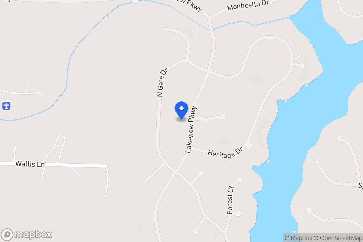 Map of 1395 Lakeview Pkwy