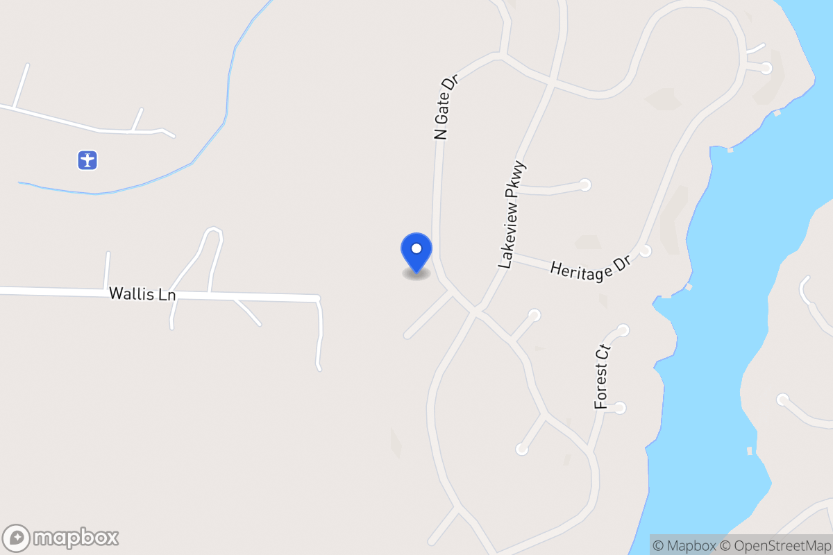 Map of 1415 Northgate Dr
