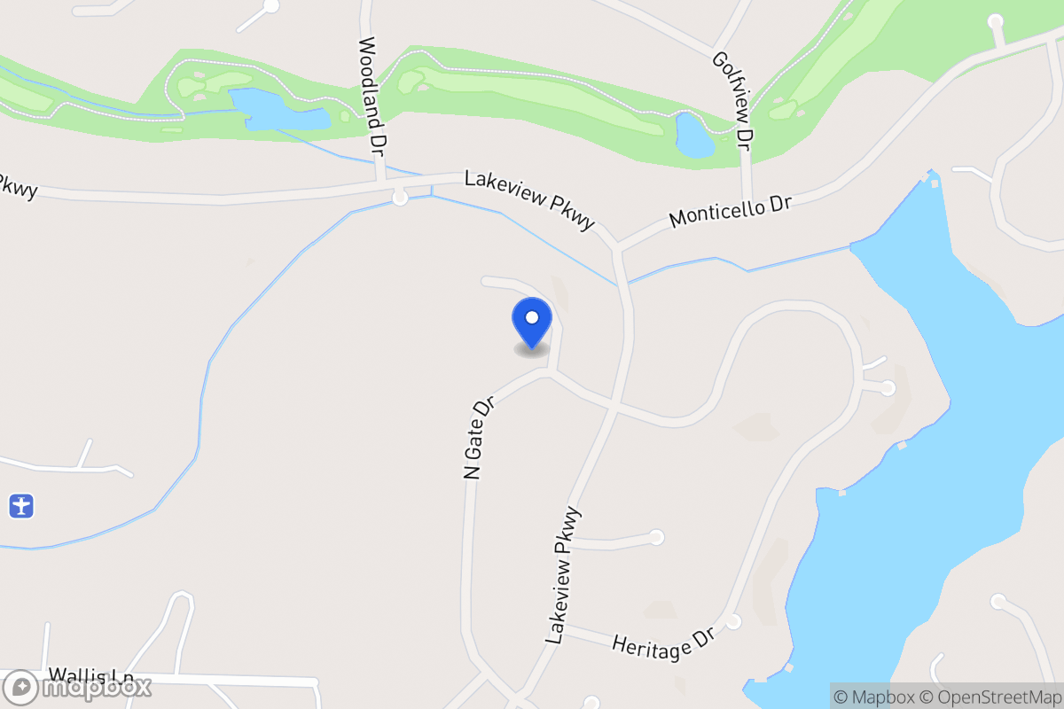 Map of 1430 Northgate Dr