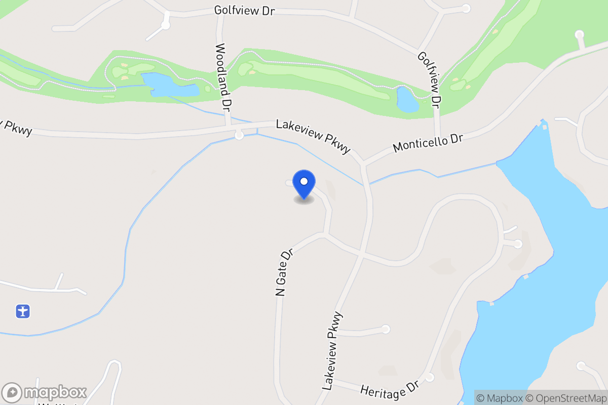 Map of 1432 Heritage Ct