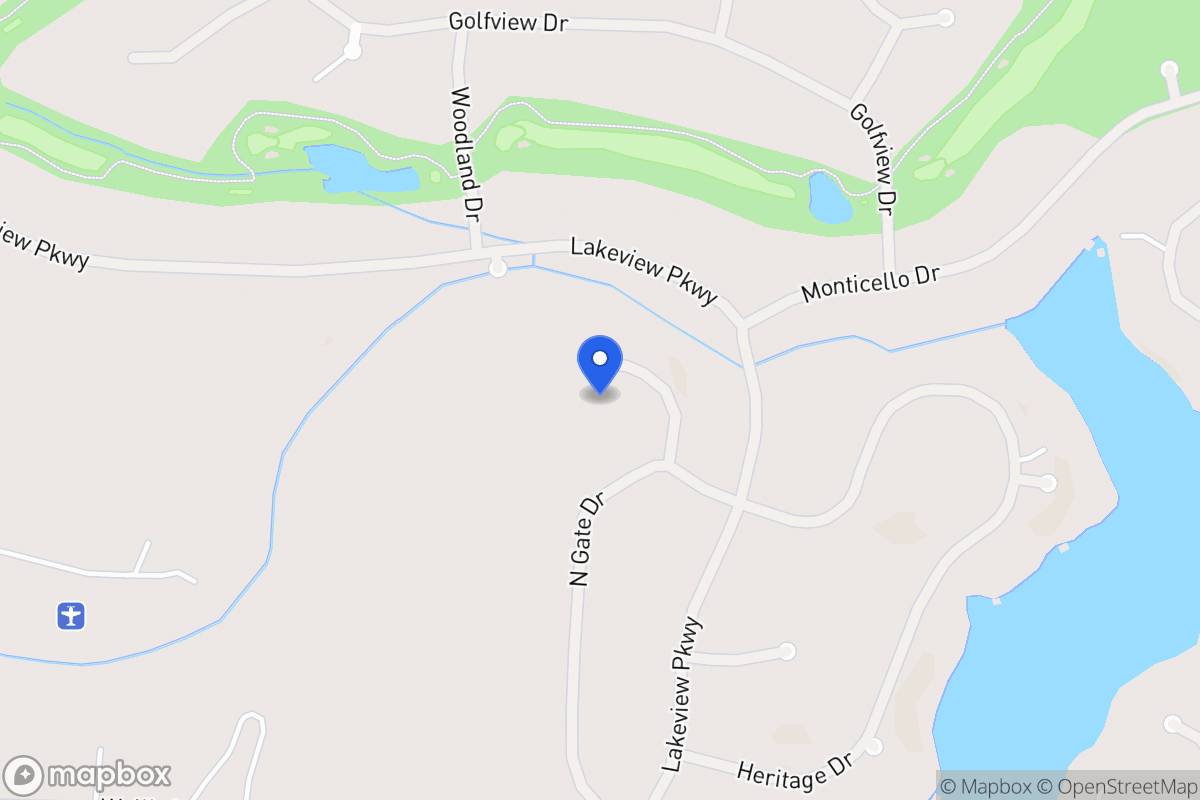 Map of 1433 Heritage Ct