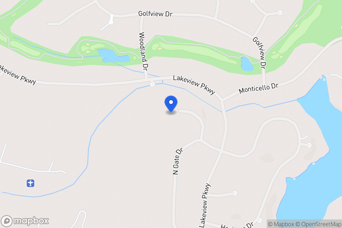 Map of 1434 Heritage Ct