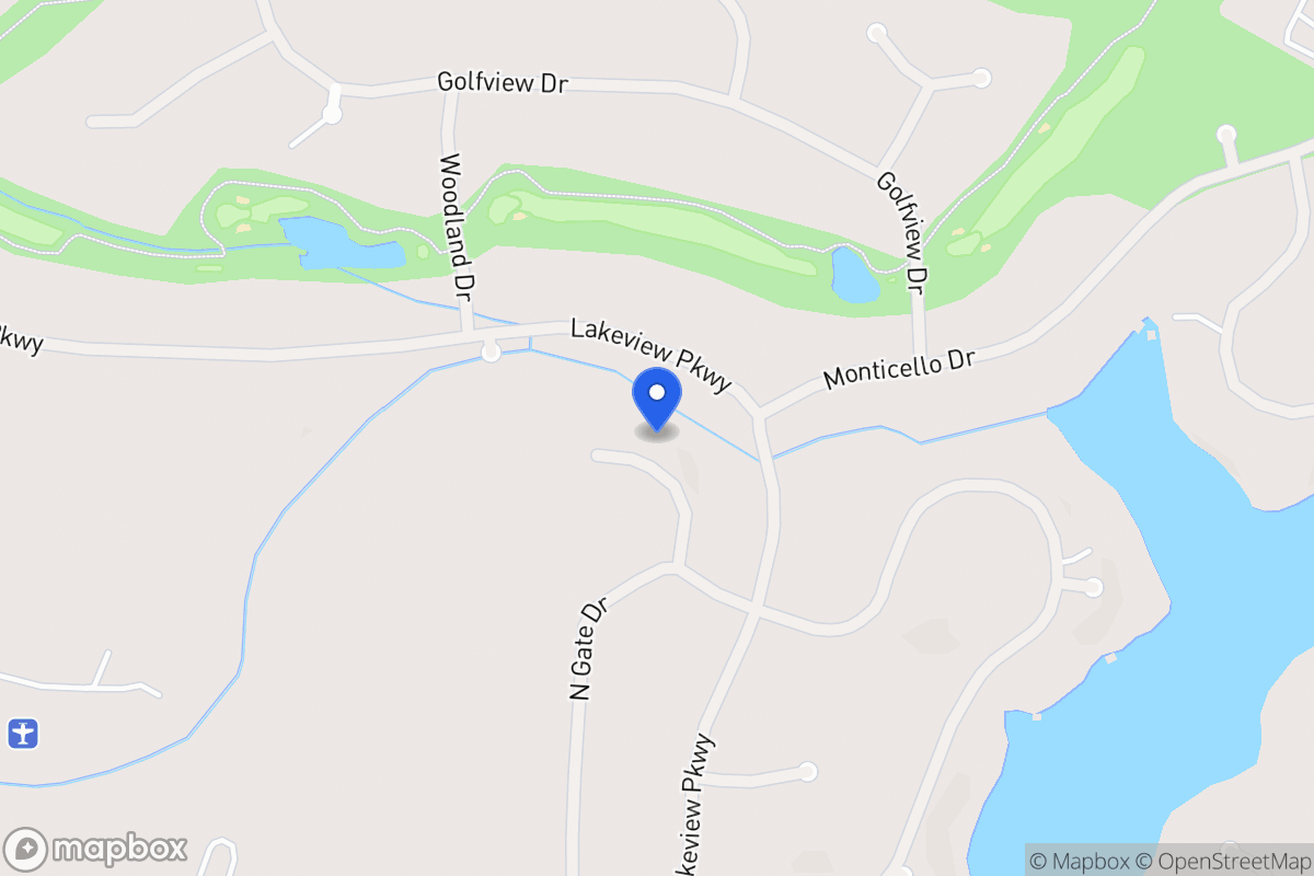 Map of 1438 Heritage Ct