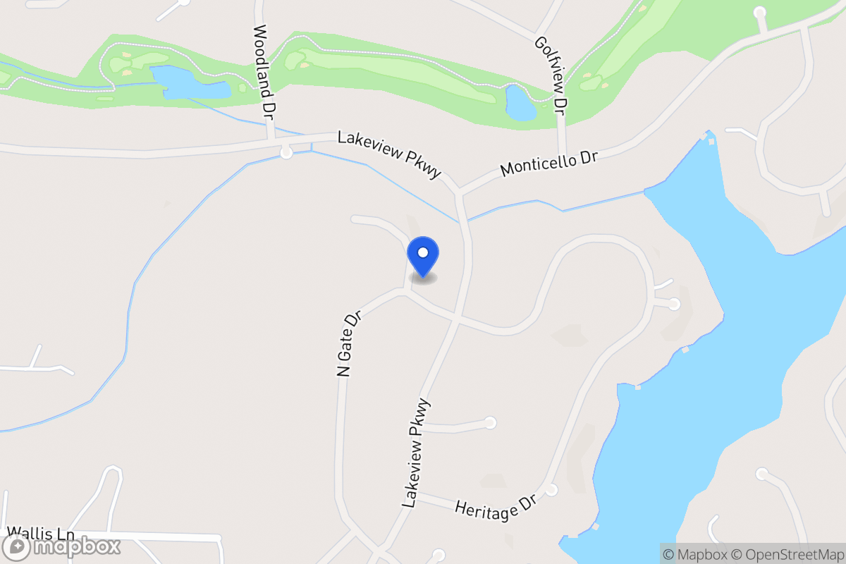 Map of 1442 Heritage Ct