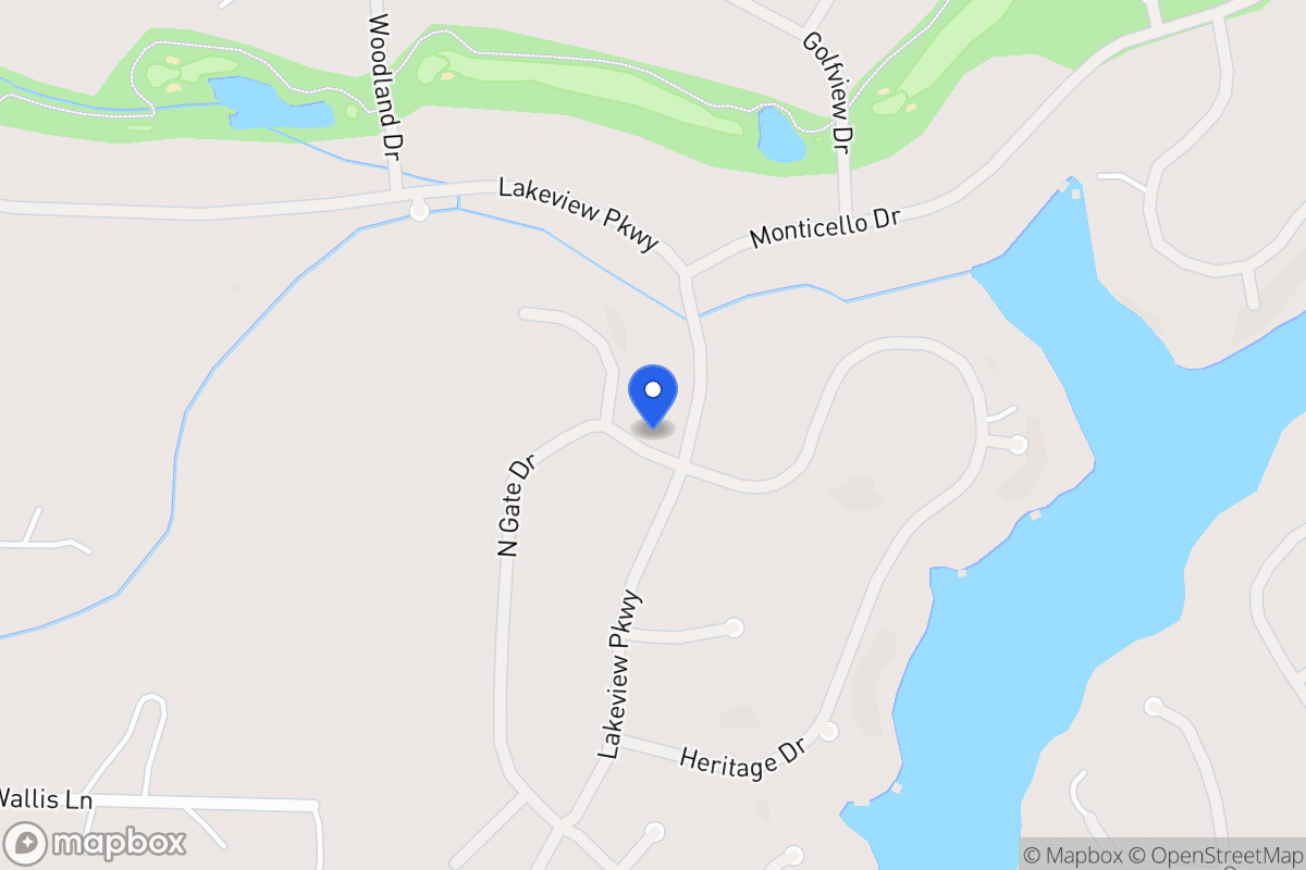 Map of 1446 Lakeview Pkwy