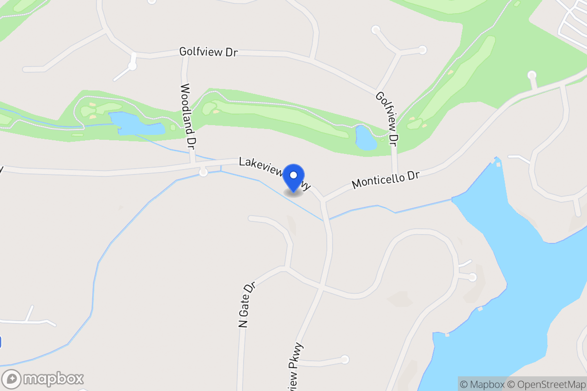 Map of 1453 Lakeview Pkwy