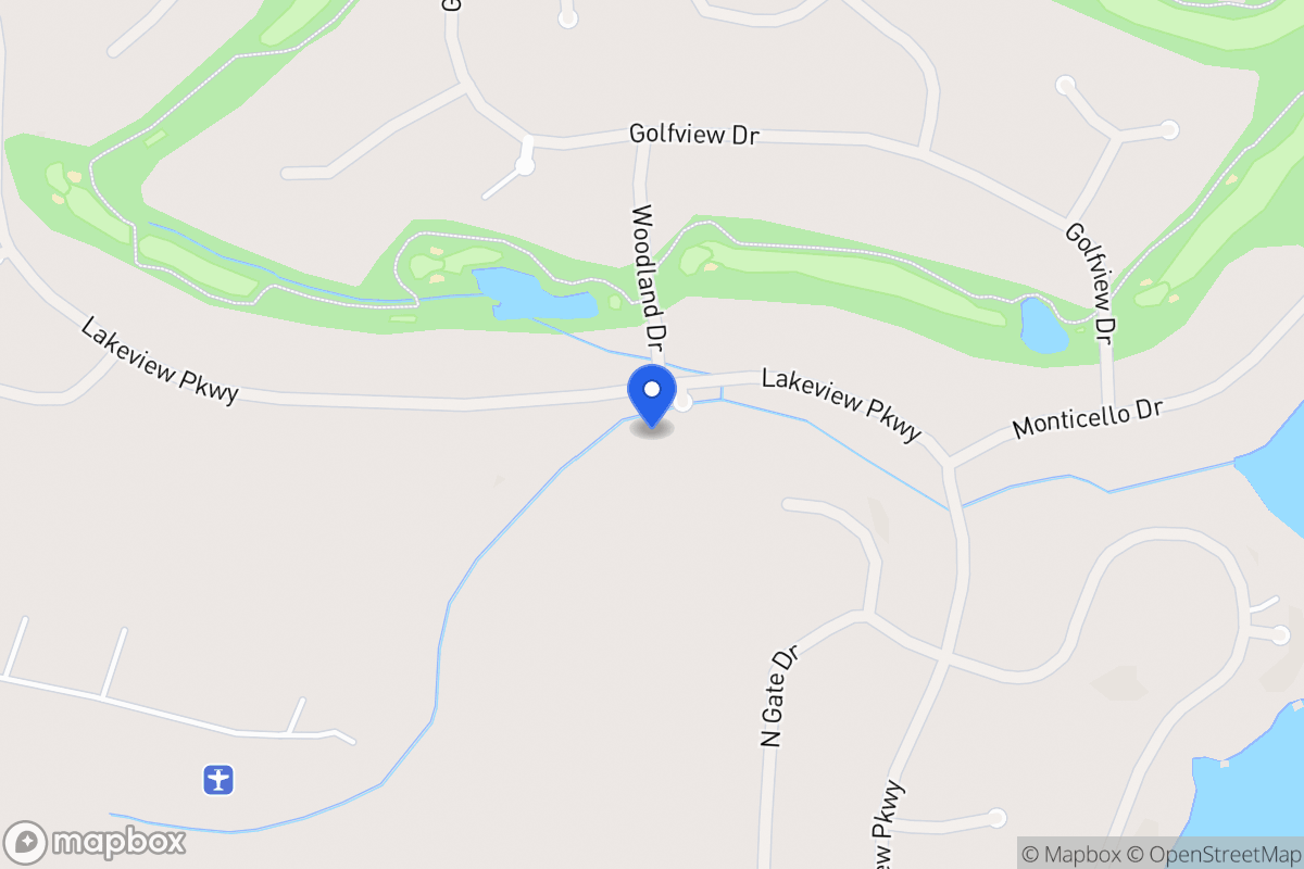 Map of 1462 Woodland Ct