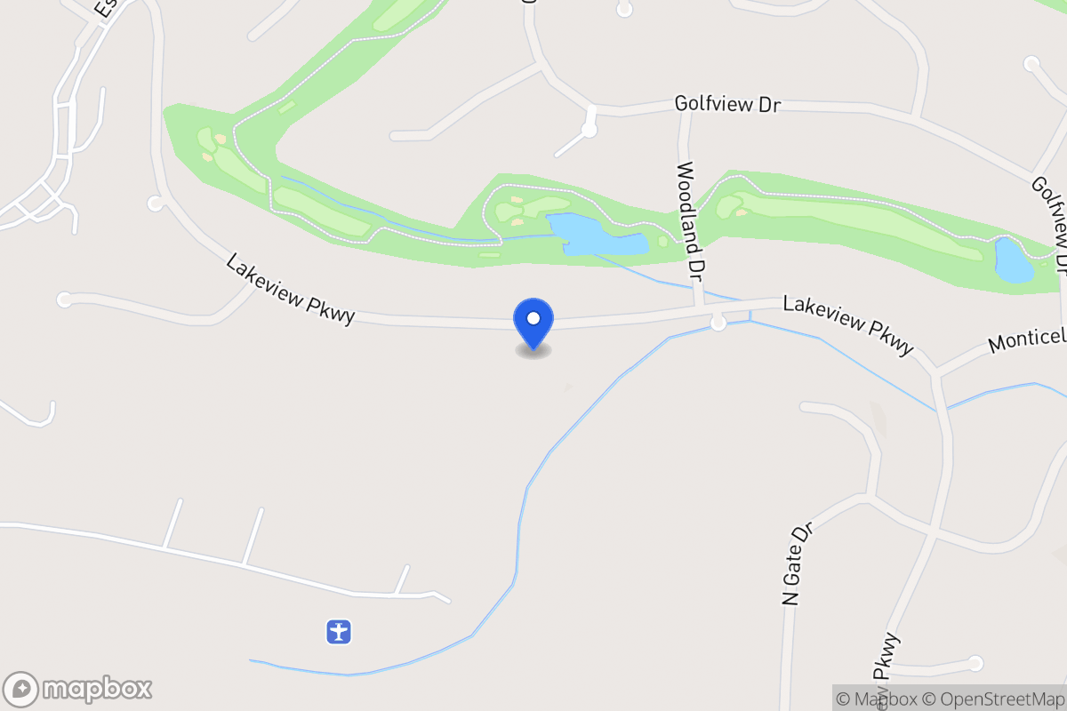 Map of 1468 Lakeview Pkwy