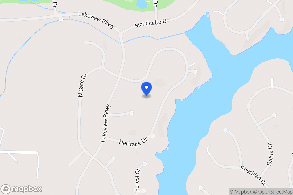 Map of Heritage Dr