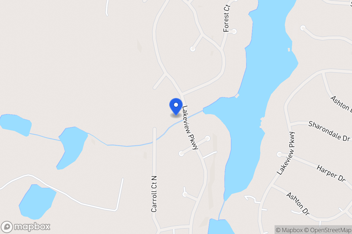 Map of 2001 Lakeview Pkwy