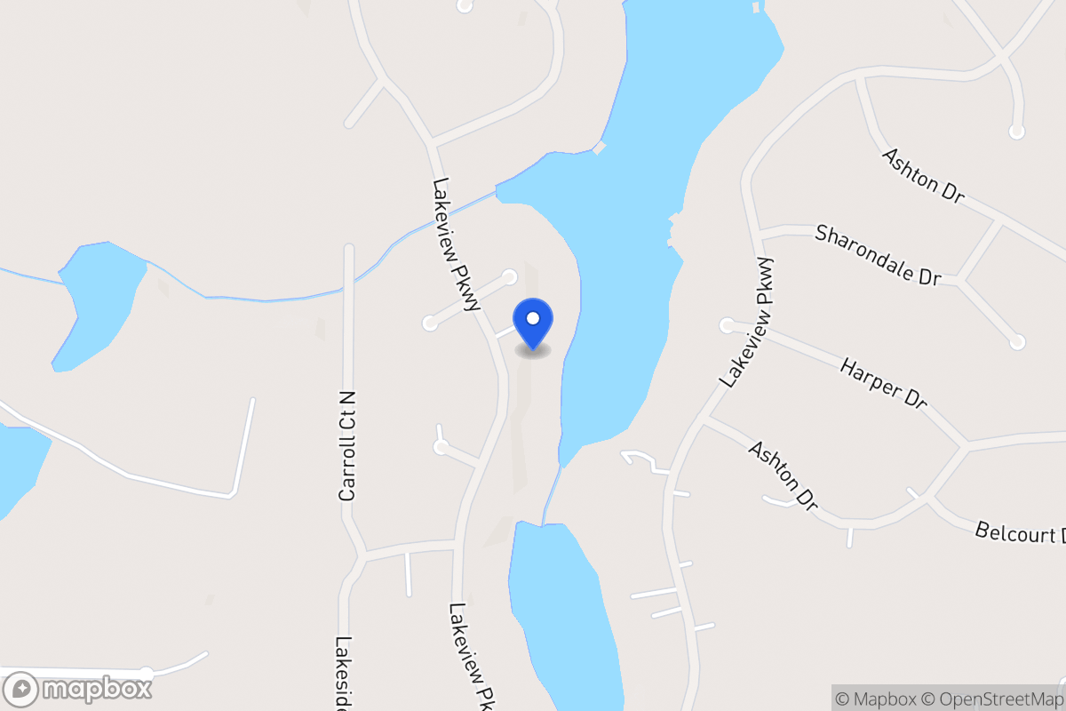 Map of 2018 Lakeview Pkwy