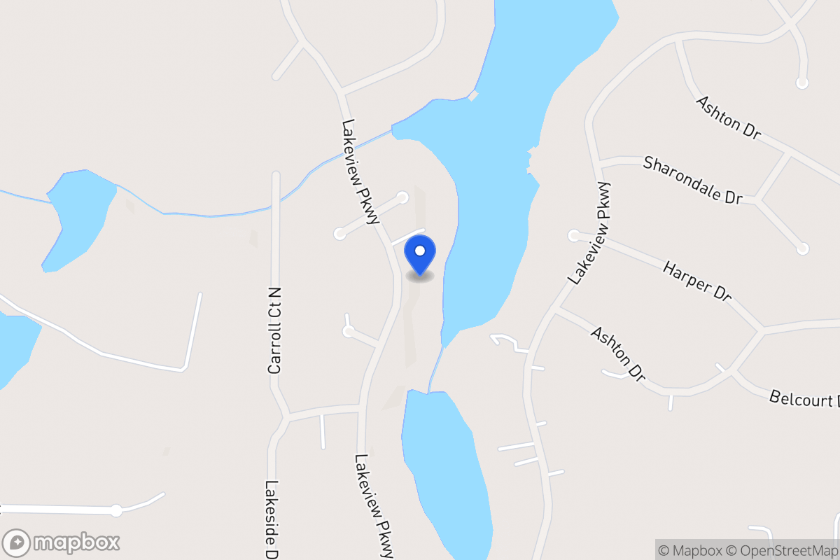 Map of 2020 Lakeview Pkwy