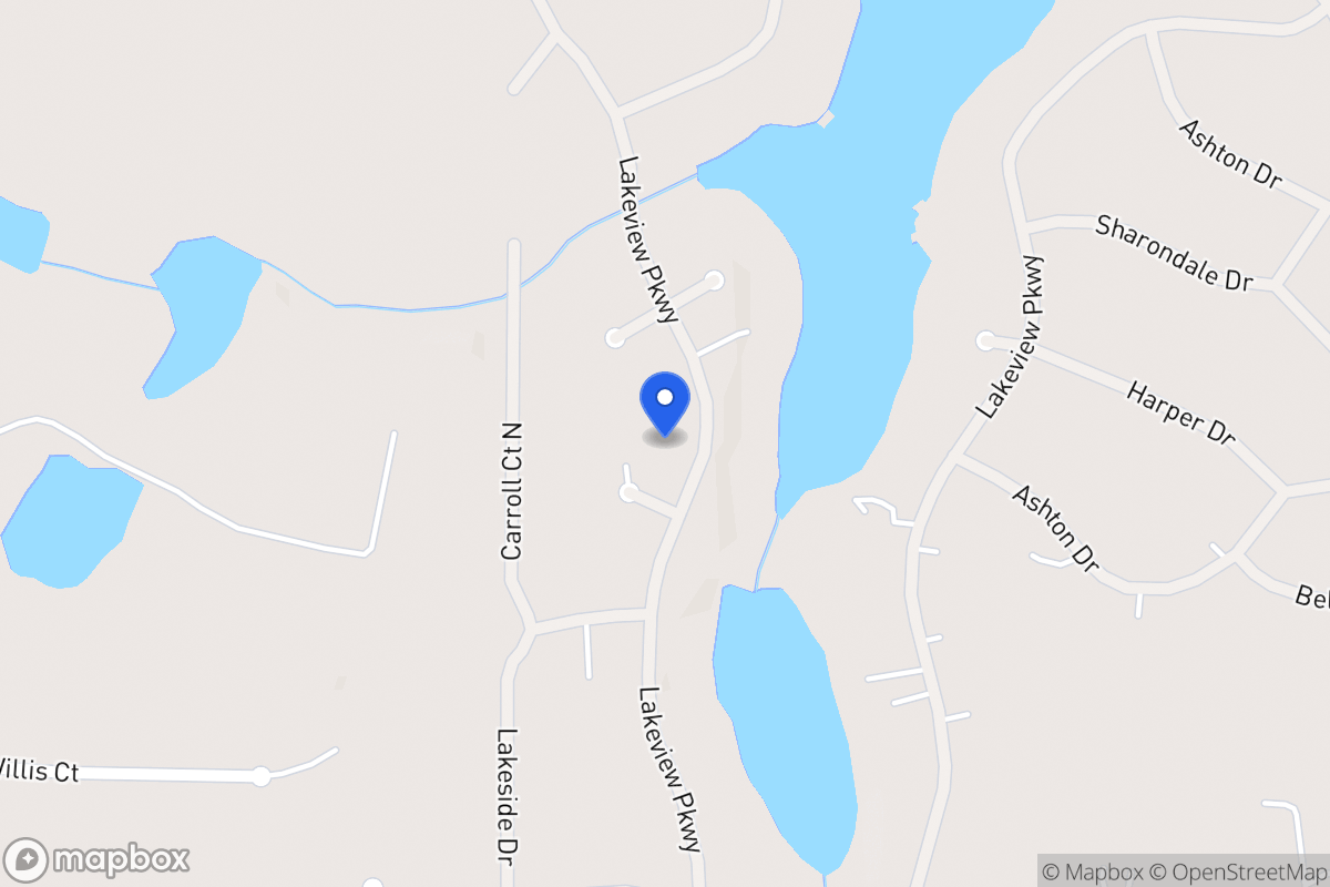Map of 2022 Lakeview Pkwy