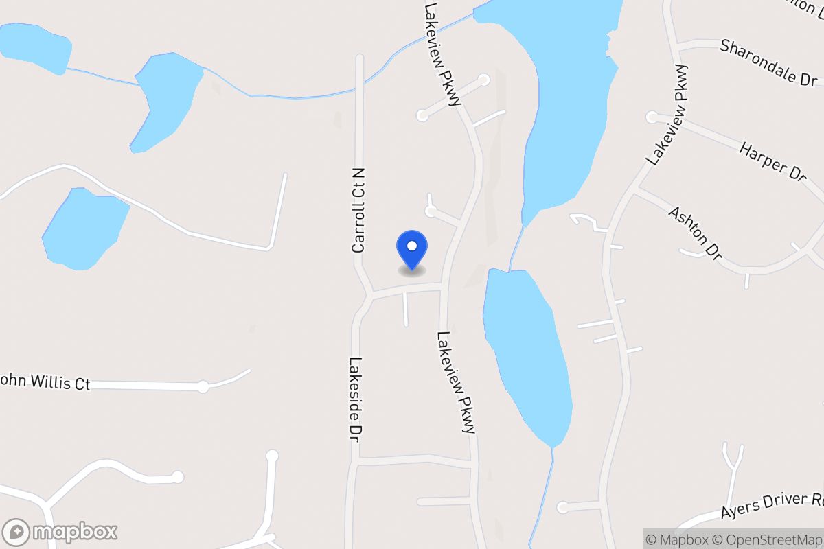 Map of 2033 Lakeview Pkwy
