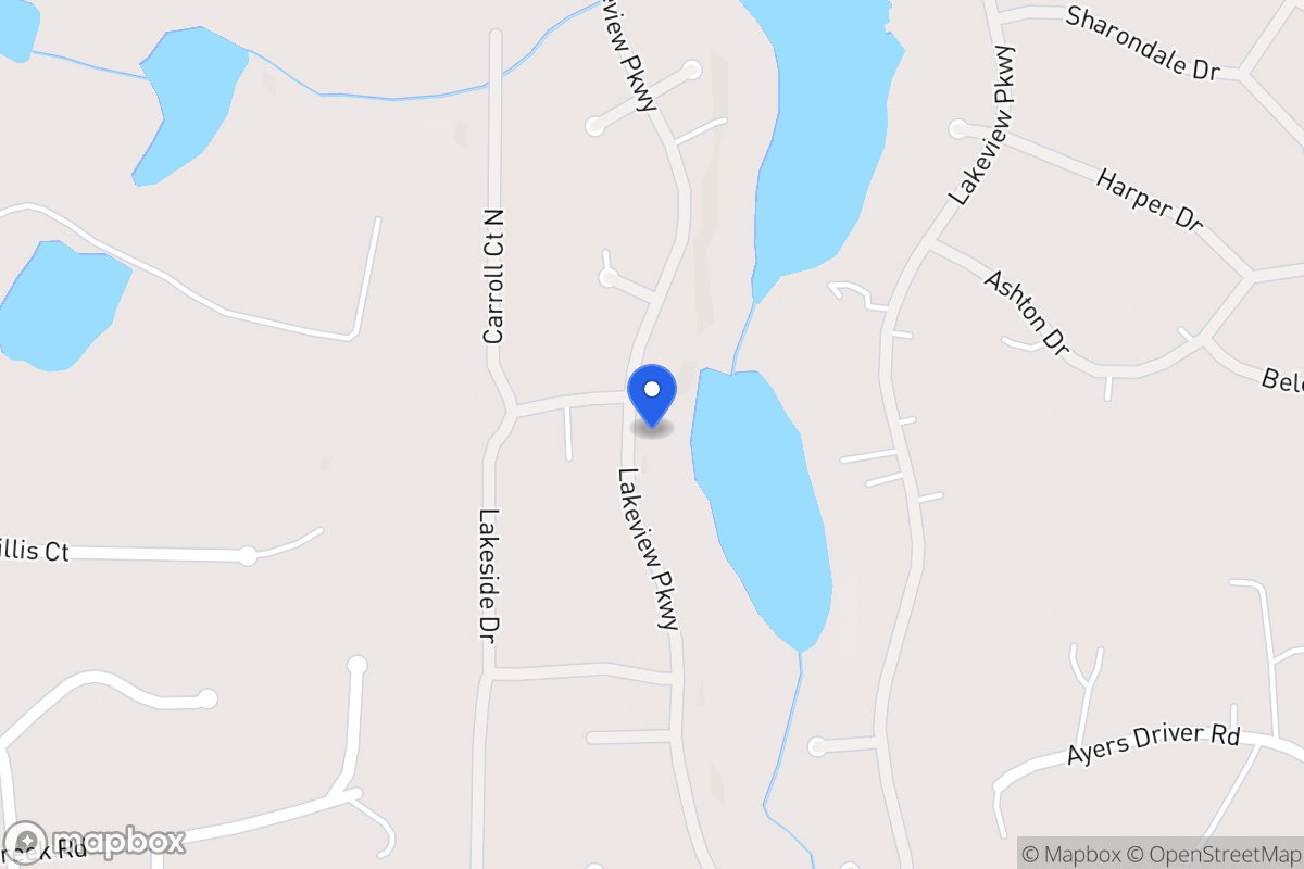 Map of 2036 Lakeview Pkwy