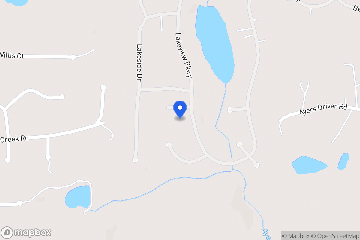 Map of 2062 Sewanee Ct
