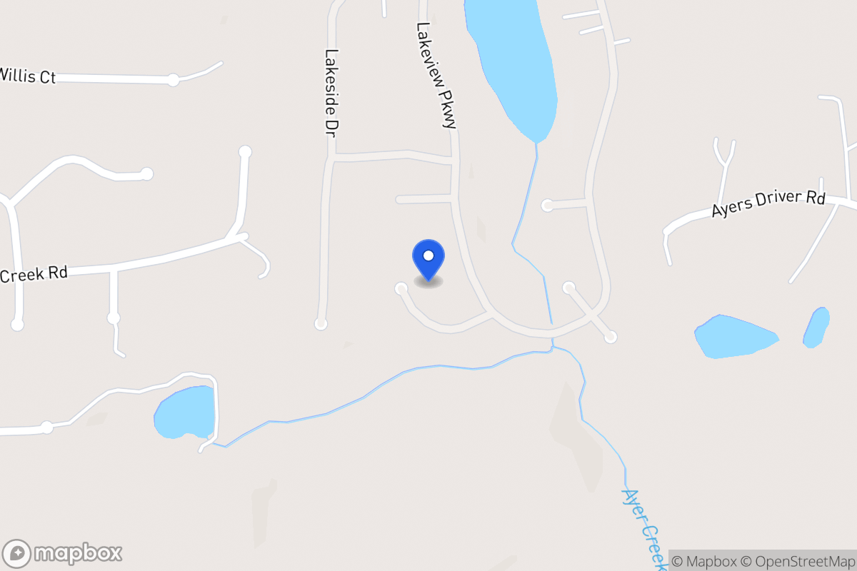 Map of 2069 Ayers Creek Ct