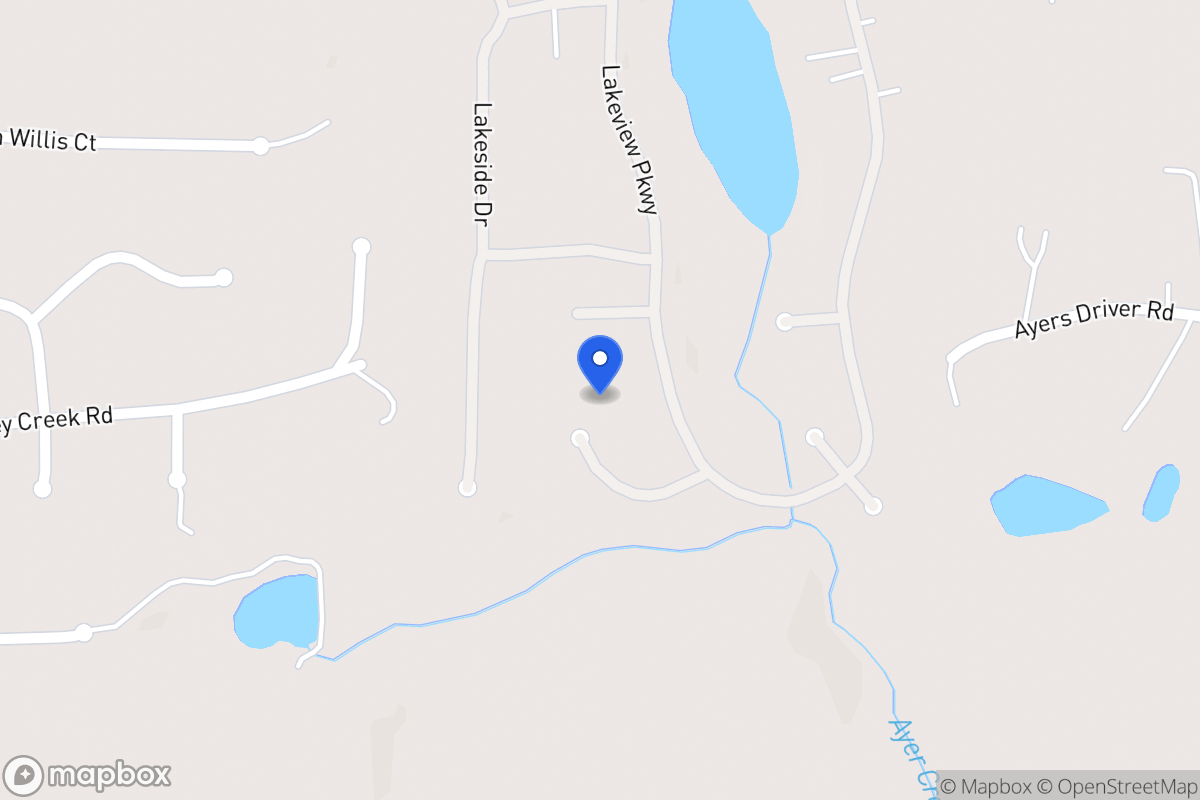 Map of 2070 Ayers Creek Ct