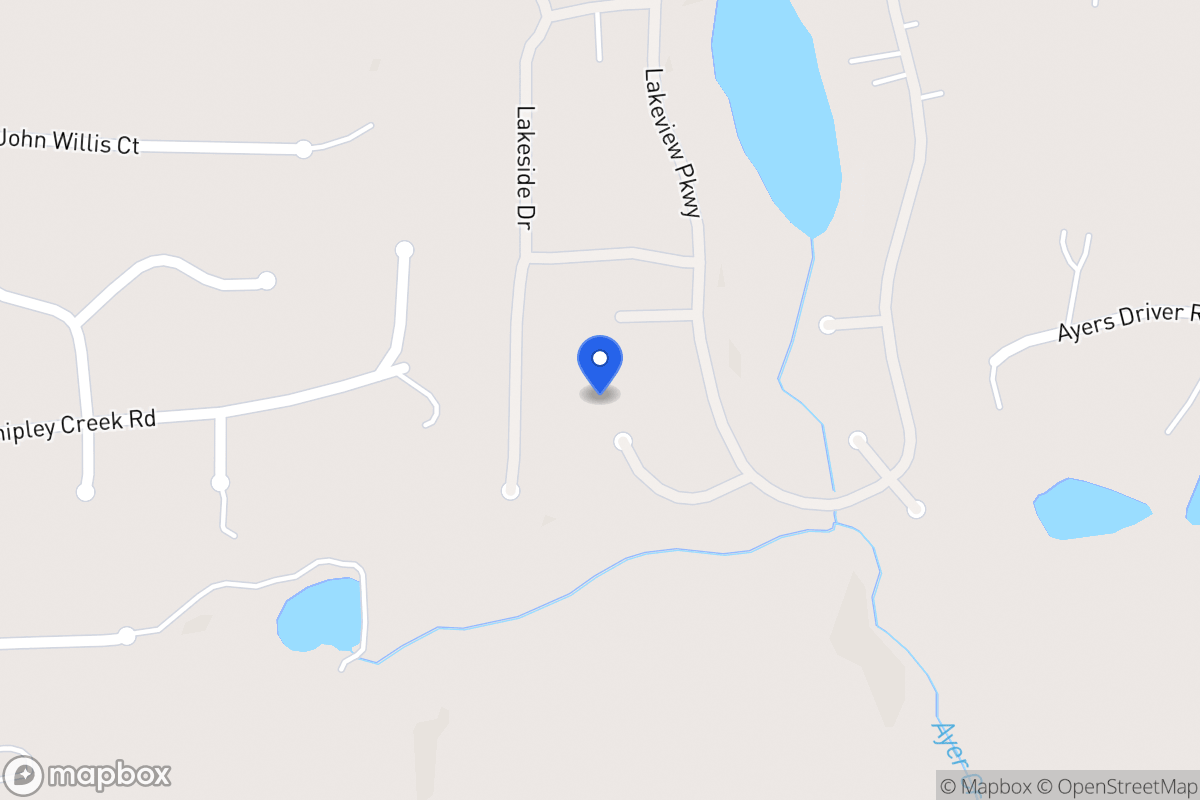 Map of 2071 Ayers Creek Ct