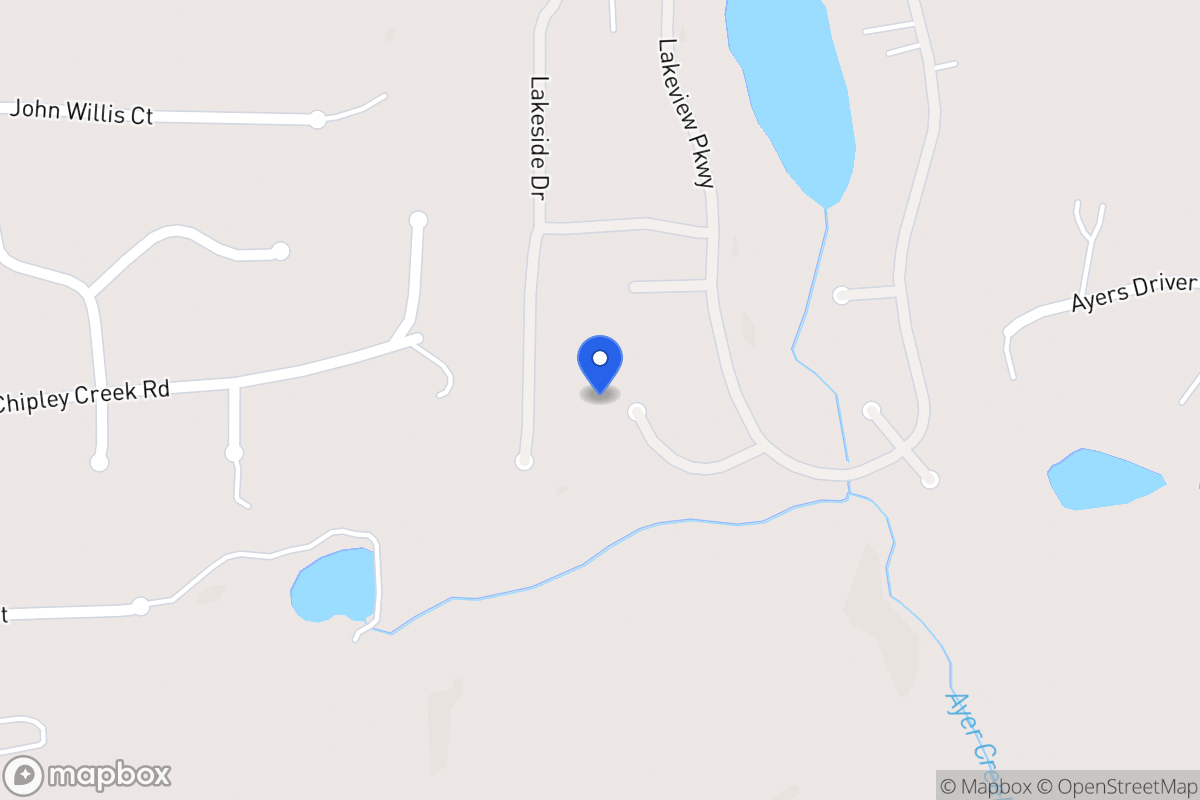 Map of 2072 Ayers Creek Ct