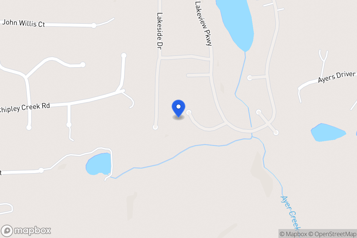 Map of 2073 Ayers Creek Ct