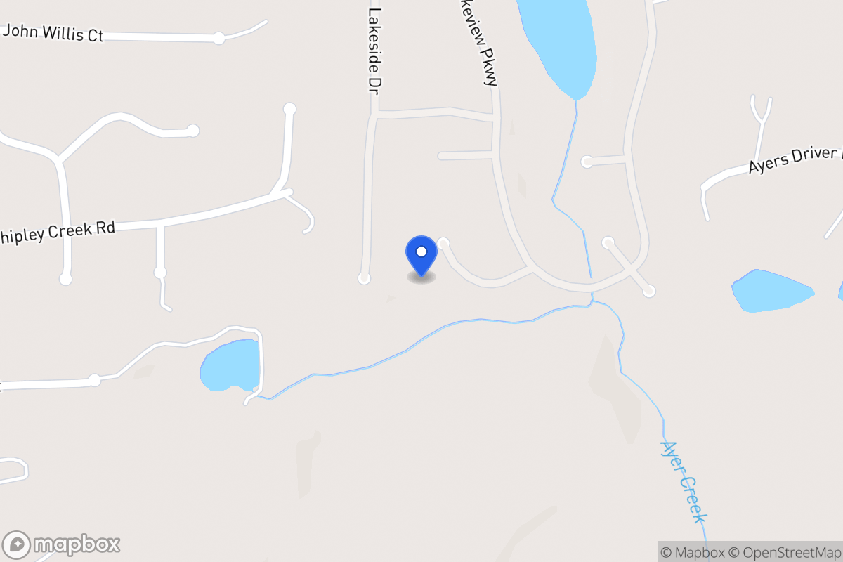 Map of 2074 Ayers Creek Ct