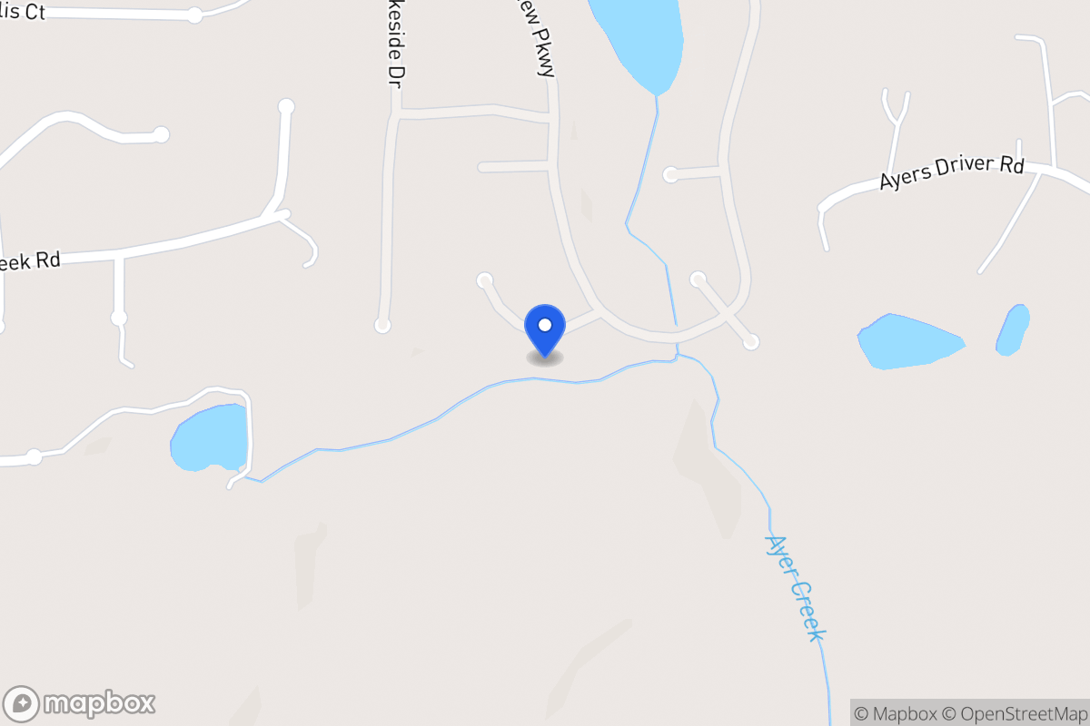 Map of 2078 Ayers Creek Ct