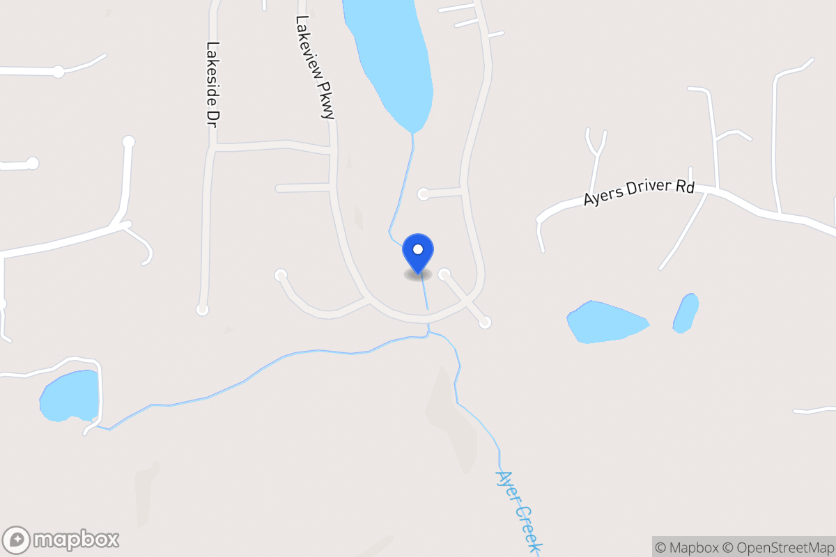 Map of 2100 N Bend Ct