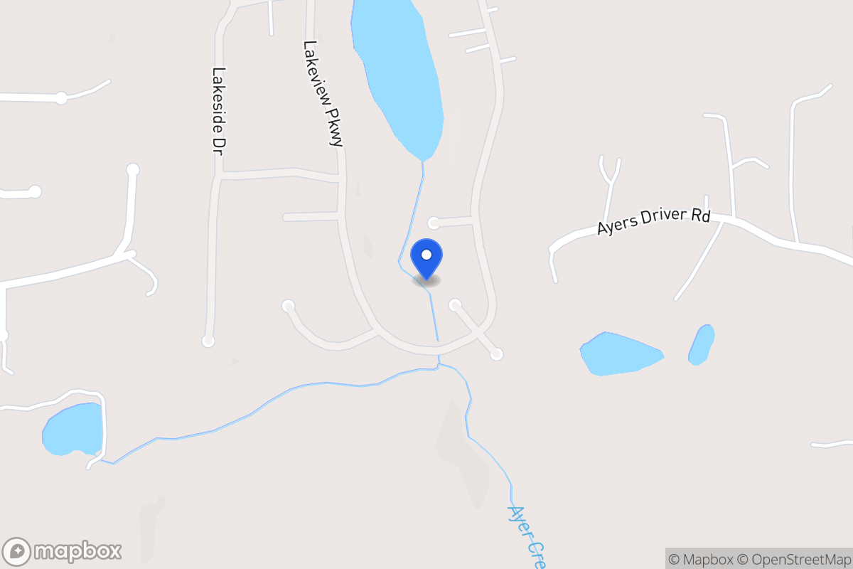 Map of 2101 N Bend Ct