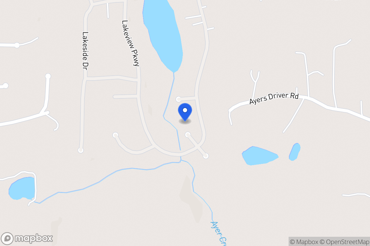 Map of 2102 N Bend Ct
