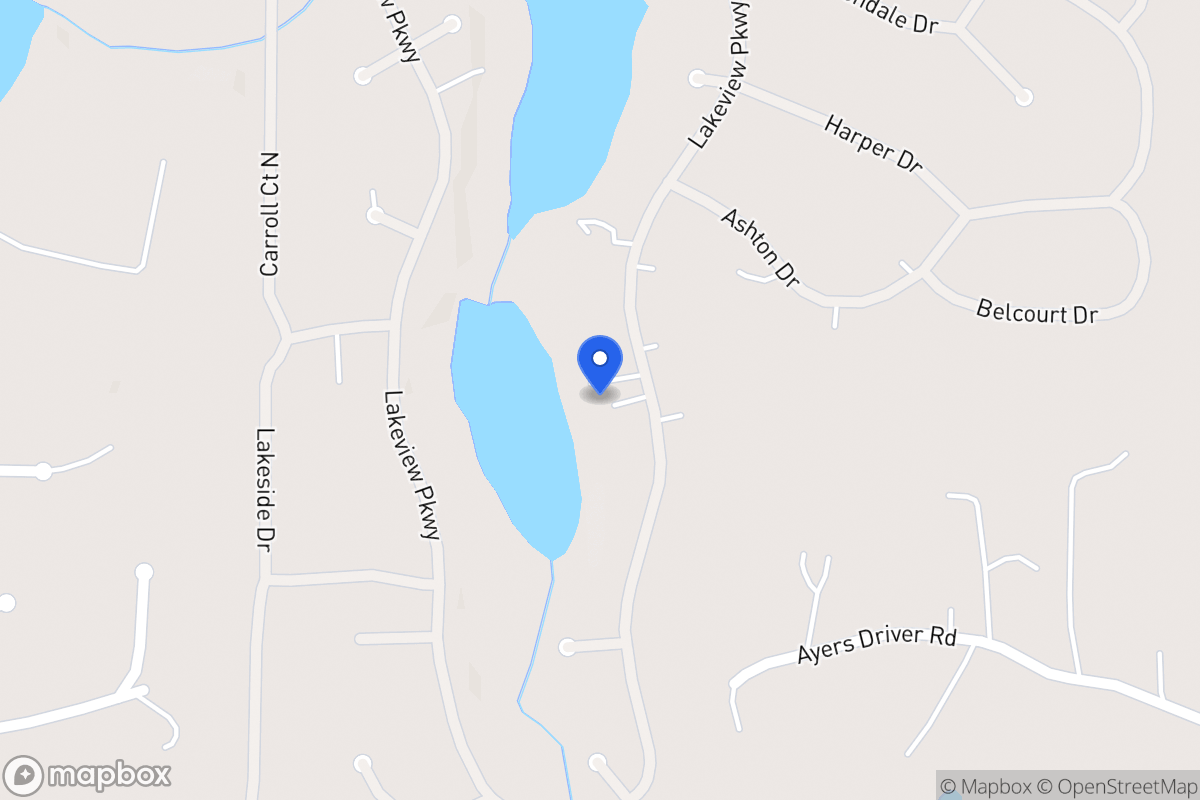 Map of 2116 Lakeview Pkwy