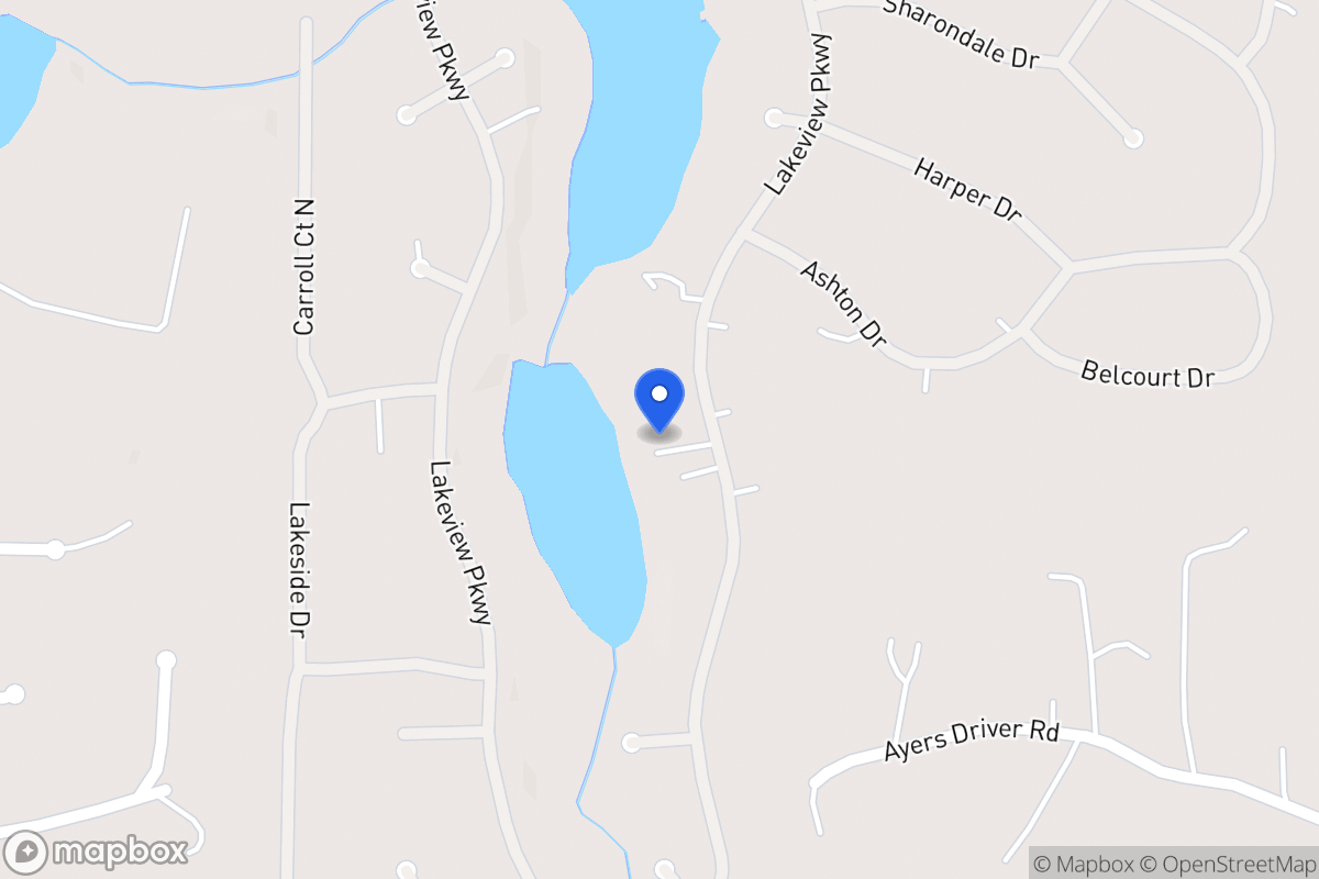 Map of 2117 Lakeview Pkwy