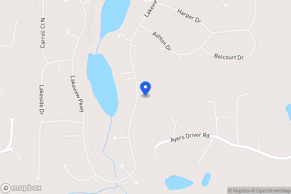 Map of 2123 Lakeview Pkwy