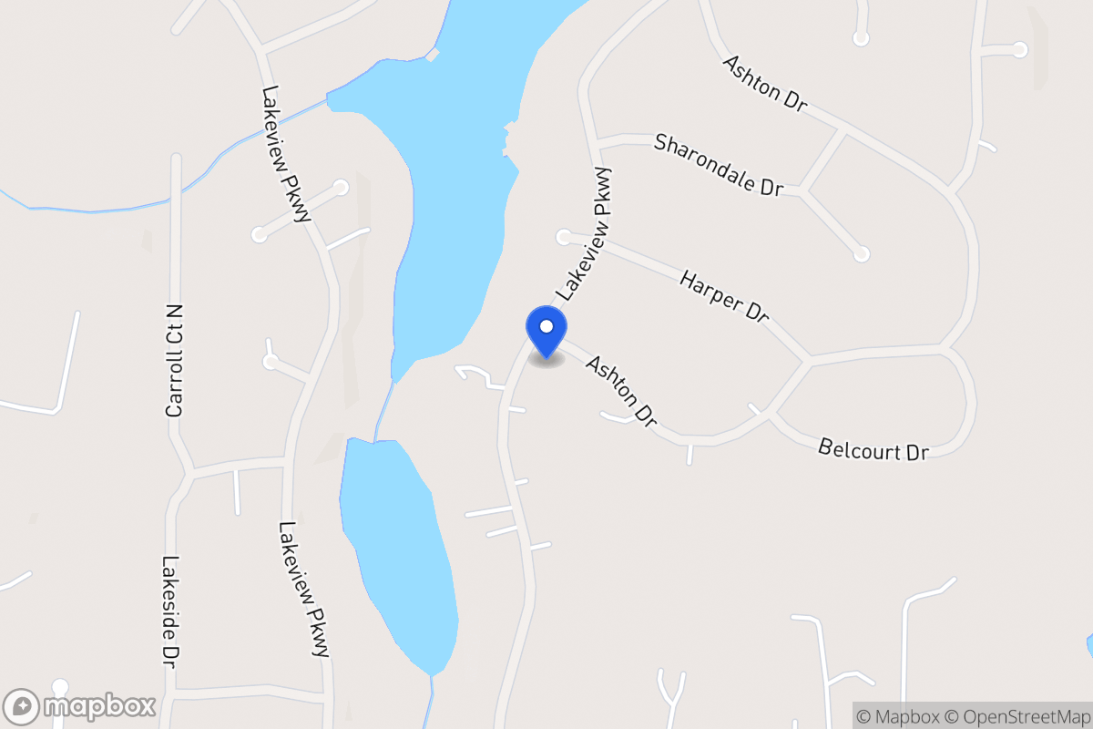 Map of 2133 Ashton Dr