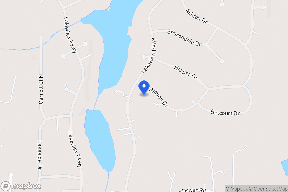 Map of 2134 Ashton Dr