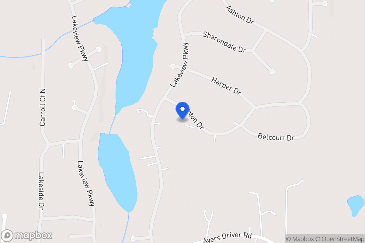 Map of 2135 Ashton Dr